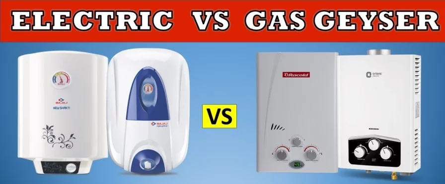 Electric geyser vs gas geyser